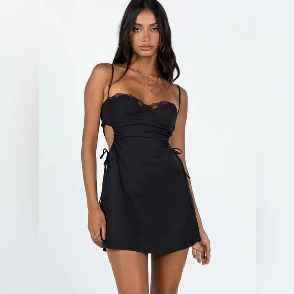 Princess Polly NWT Hazel Cut Out Mini Dress - Picture 1 of 3
